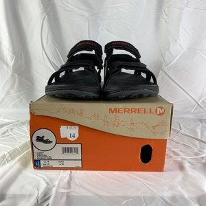 Merrell Mens Sandals Cedrus Convertible Hiking Sport Black/Aurora Red M14